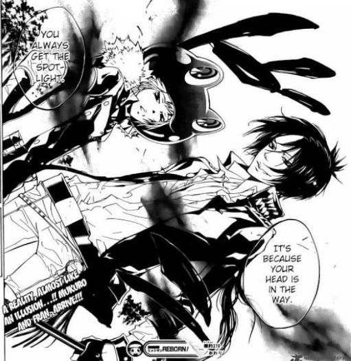 mukuro and flan - Katekyo Hitman Reborn manga