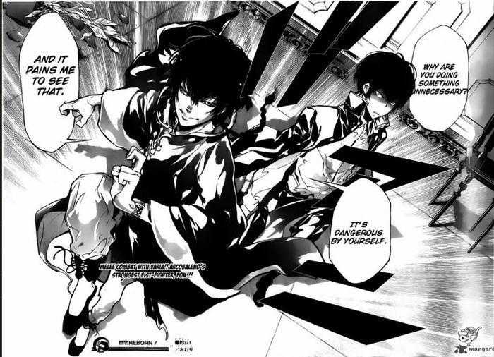 fon and hibari - Katekyo Hitman Reborn manga 2