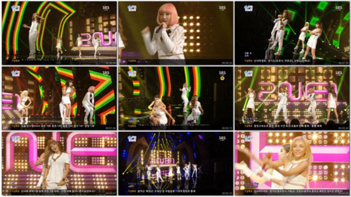 130714 SBS Inkigayo 2NE1 - The Baddest Female + Falling in Love cl park bom dara minzy 2013 - 2NE1 The story