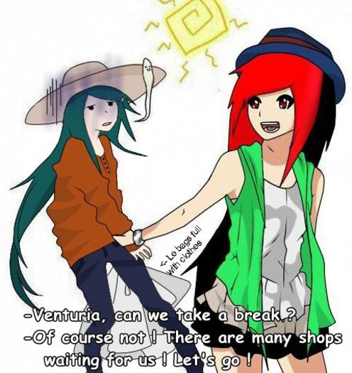 Venturia and Kasumi | HarunoKasai; VECHI
