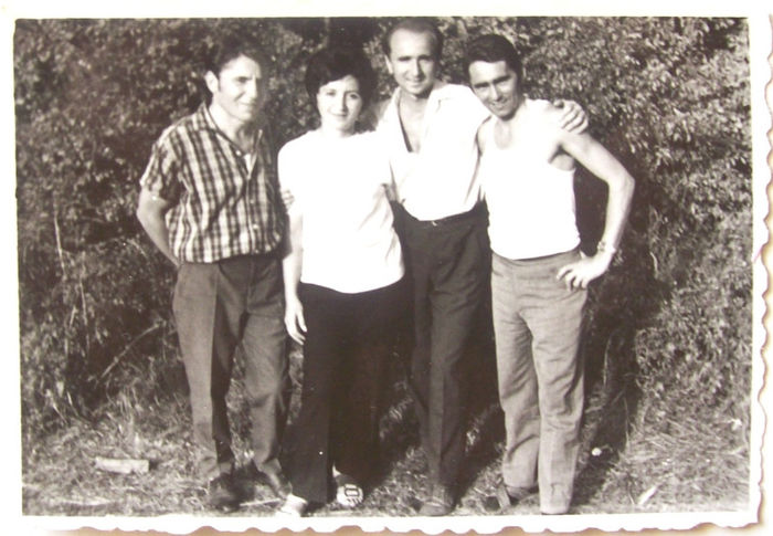 NICU CODREA ,NINA STANCIU ,DRAGUS GH.,ULITA GH. IN 1968.