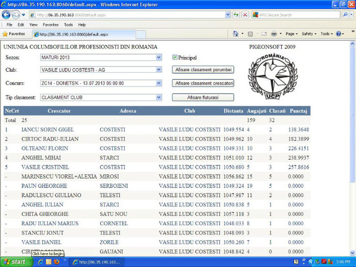 loc 1 crescator club din 25