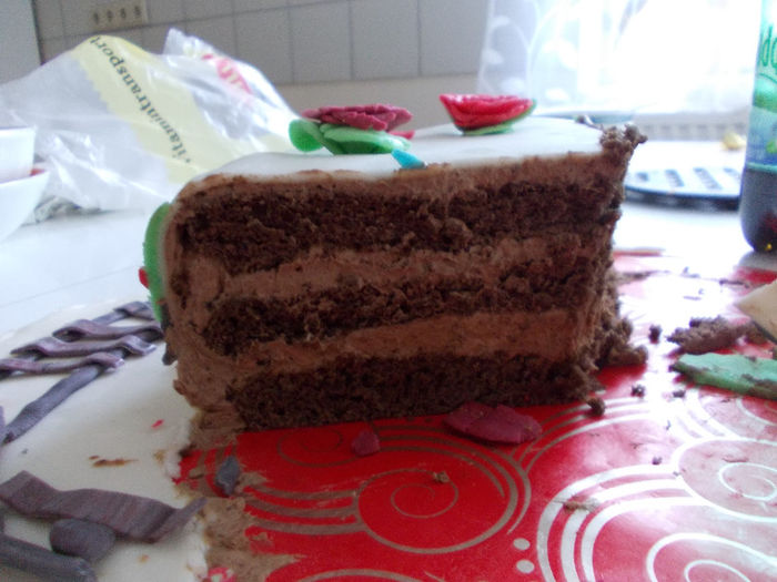 tort de ciocolata; a fost foarte bun :D
