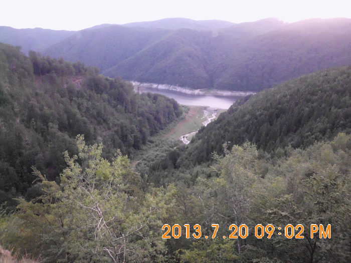 Lacul Lesu vazut de sus