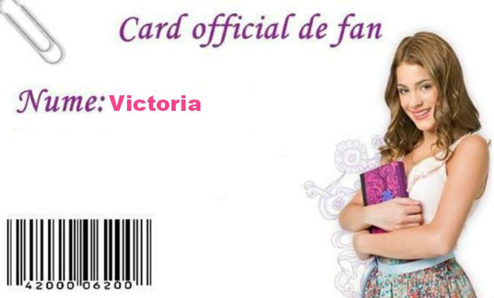 MartinaTiniStpessel - Card de fidelitate cu Violetta