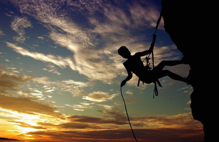 dusk-climbing