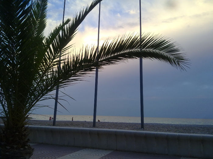 seara la malul marii