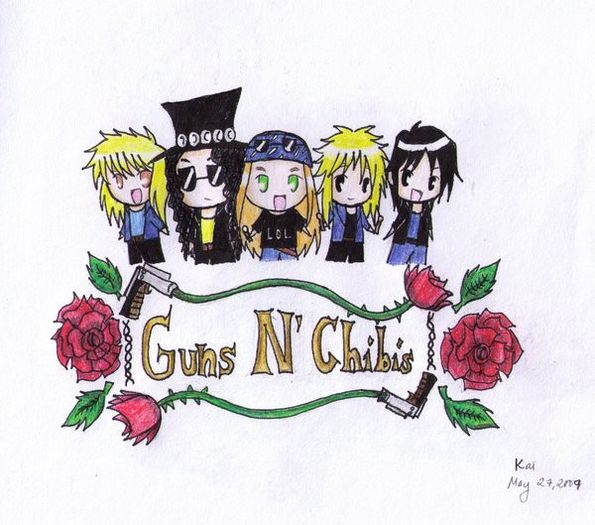 Guns N' Chibis :)))) - Guns N Roses