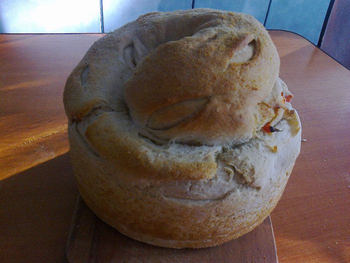 Paine decorativa - cu rosii - Culinar 1