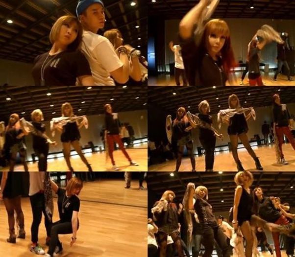 c - 2NE1 dance practice