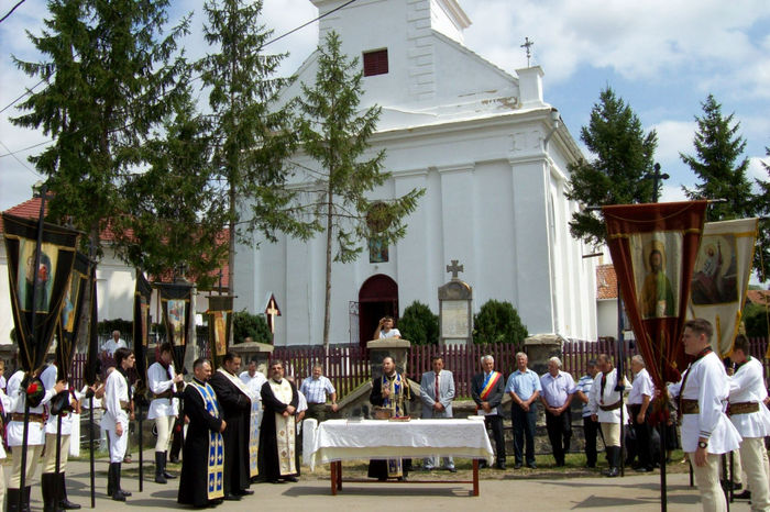 LA TE-DEUMUL TINUT IN MEMORIA EROILOR SATULUI .