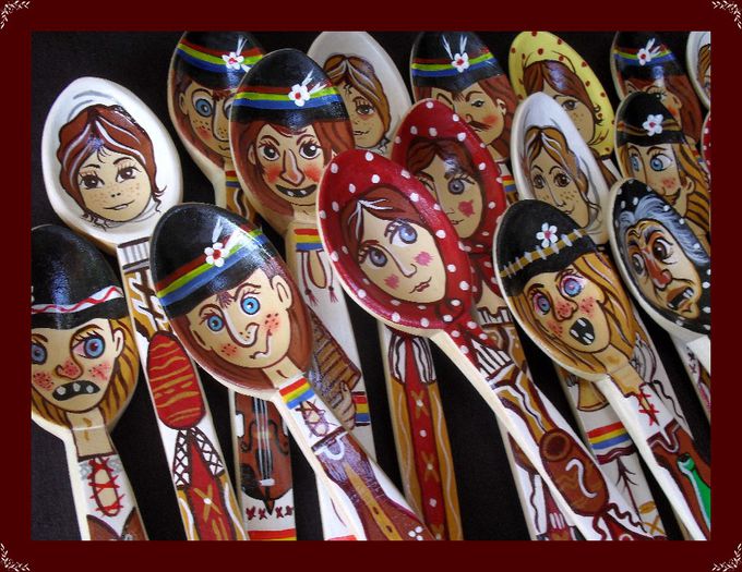 SDC15396 - LINGURI DE LEMN PICTATE MANUAL - tel 0771503314