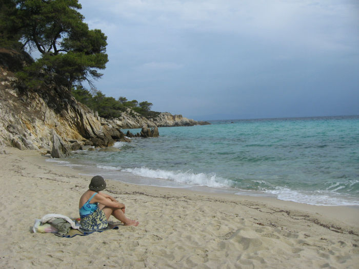 cu Vali  ramanem aici putin - Grecia Sithonia - Sarti iunie 2013