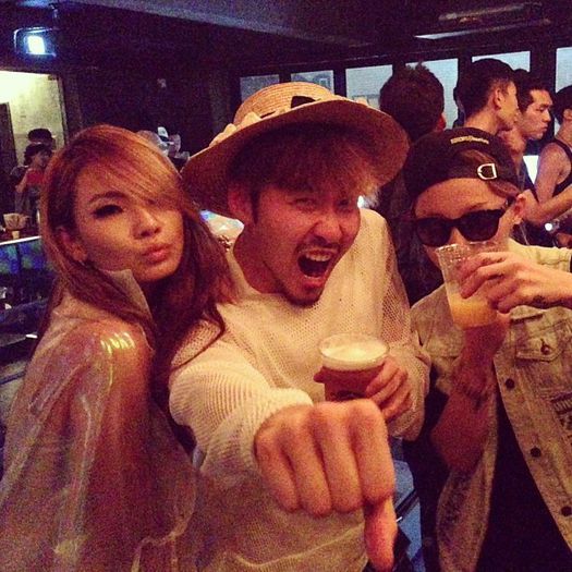 130802-Mina-Kwon-w-CL-Noh-Hong-Chul-Instagram - 2ne1 6