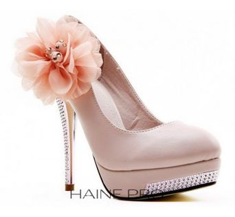 pantofi-roz-cu-toc-inalt-argintiu-platforma-floare-mare-laterala - pantofi cu toc si platforma