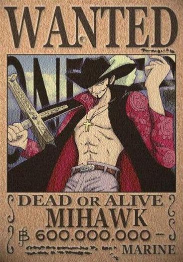  - One piece wanted