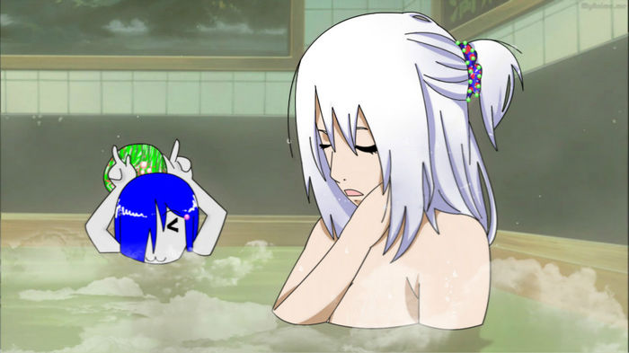 M_and_A_bath_time; M: And this is how a cat looks! A:Maya, you&#039;re imitating a bull _ _&quot;
