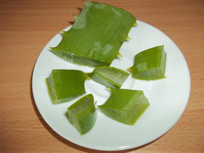 Aloe Vera-bucati de frunze mature (2)