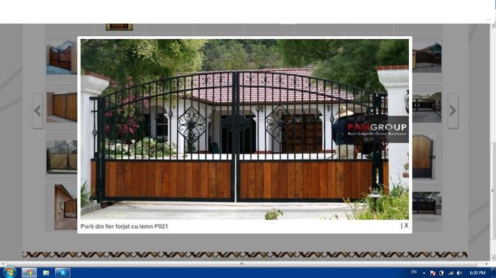 model poarta; costica
