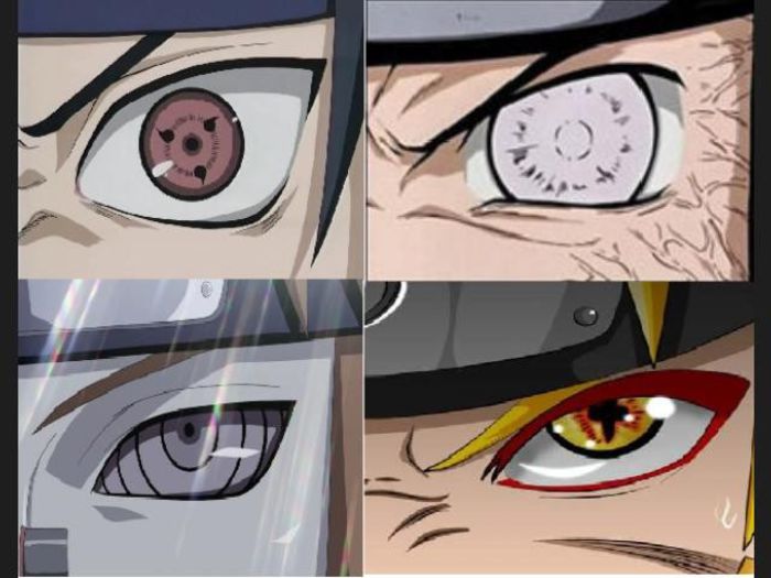 Eremit Sharingan Byakugan Rinegan; 4 Ochiuri decat o poza
