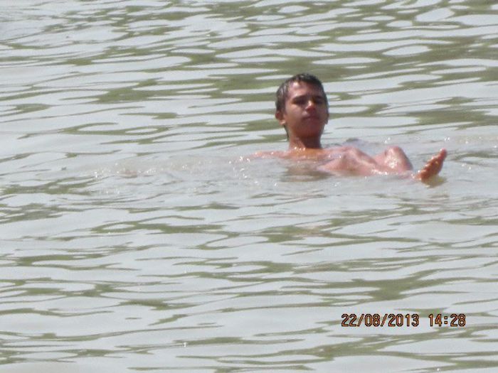 Andrei la strand la Valcea