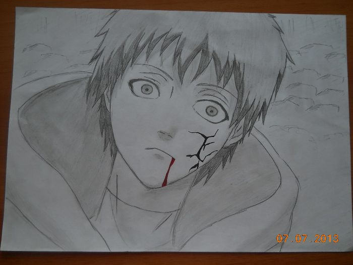 Sasori death :(( - 0-Desenele mele