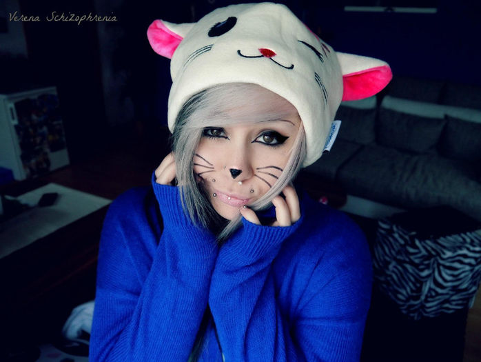 verena_schizophrenia_cute_scene_girl_cap_hat_cat_kitten_nemu_neku_shop