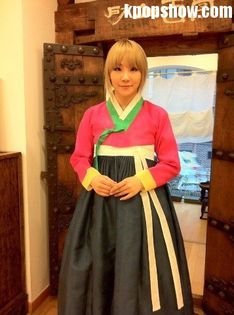 2ne1_cl - 1 Korean idols in hanbok