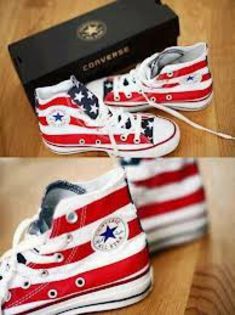 Tenisi All Converse cu steagul Americii - bestconverseallstar