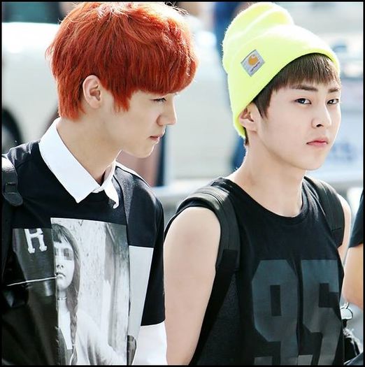 (EXO) ..Hei. :) ; (X) ..Stiuu, dar tuu?:>