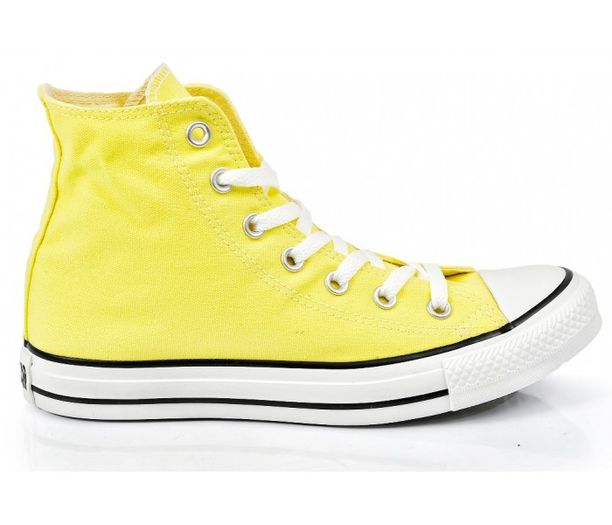 Tenisi-Converse-All-Star-Hi-Yellow-136812c-lateral-700x600 - Tenisi All Star Converse galbeni