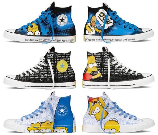 converse-post - Tenisi All Star Converse Simpsons