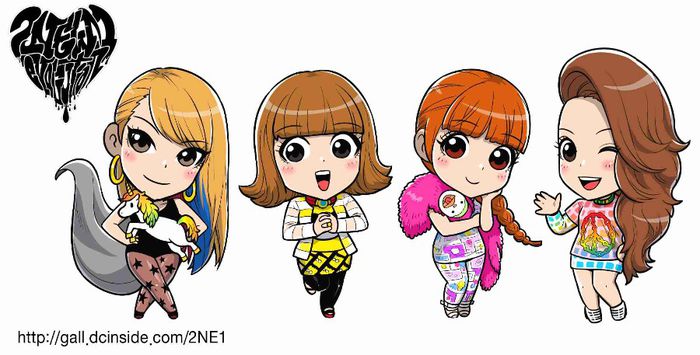 10 - 2ne1 fan arts