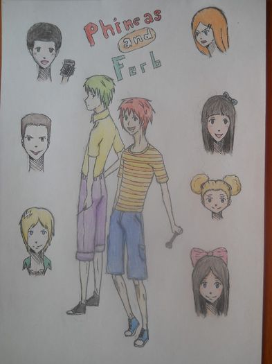 Phineas and ferb varianta anime :))
