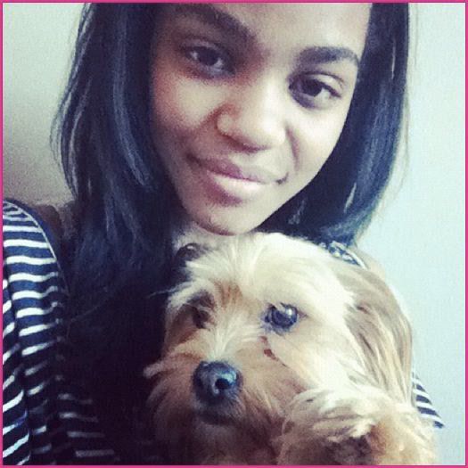 China-Anne-McClain-And-Her-Dog - China Anne McClain