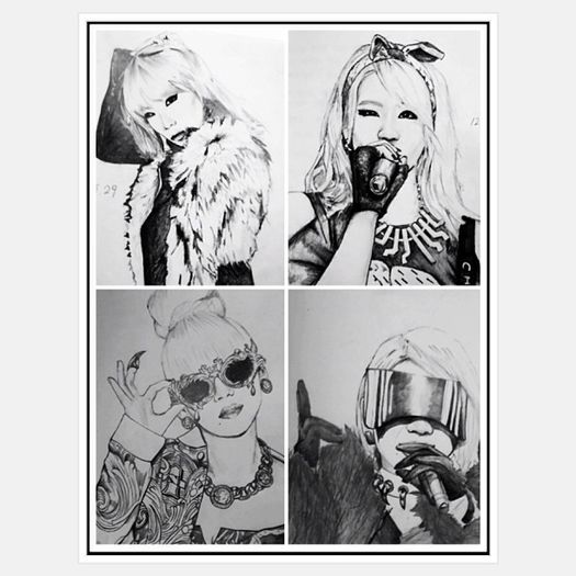 99 - 2ne1 fan arts