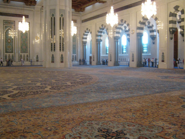 Marea moschee - interior - Oman