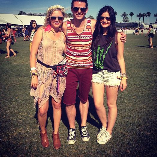 lucy-hale-and-friends-coachella-2013-round-two - x-The adorable Lucy Hale