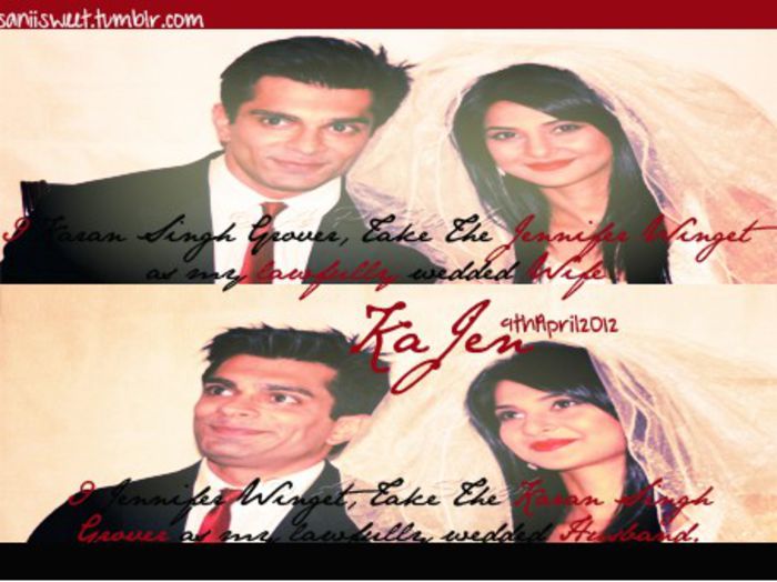 tumblr_m3o0mydIfW1qi4q1xo1_500 - Jennifer and Karan Singh Grover