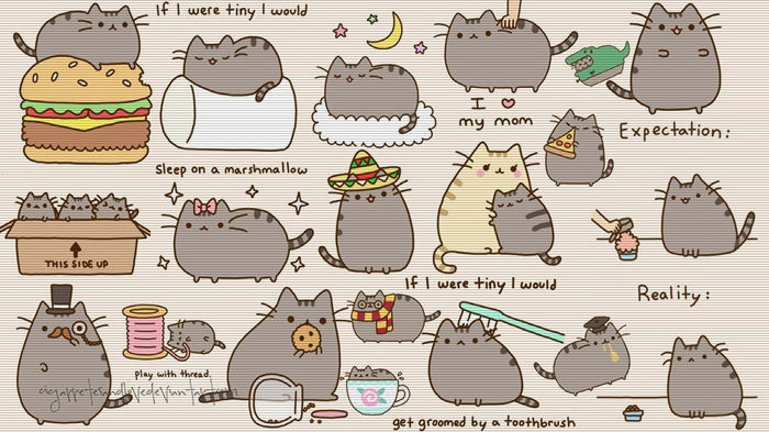 ;; O consider pe Pusheen o mascotica pisicuta , draguta si ... odododod :x ! - x -  abOut shE - abOut mE - faCts