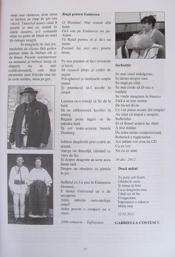 O COLOANA DIN PAG.5 PRIVIND PORTUL POPULAR TRADITIONAL DIN PALOS.