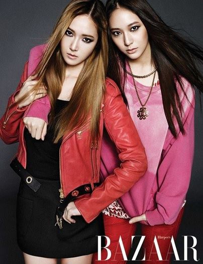 Jessica And Krystal Harper Bazaar Magazine Official - SNSD-Girls Generation