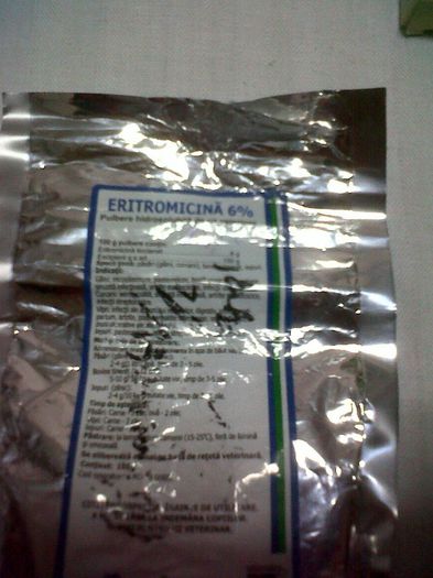 Eritromicina - Medicamente