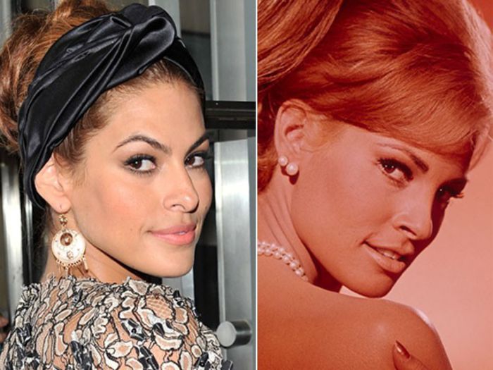 eva-mendes-raquel-welch-split - Actrite-Actori care seamana destul de mult mult-Voi ce credeti