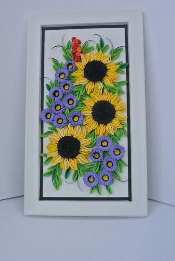 051 Tablou Quilling 28cm-16cm 40 lei