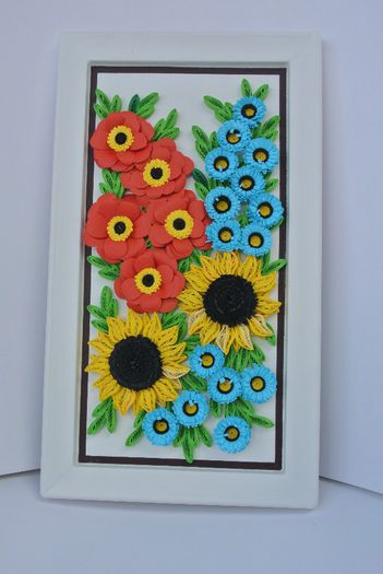 054 Tablou Quilling 28cm-16cm 40 lei