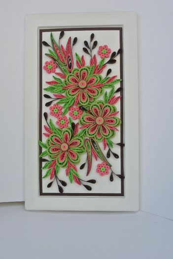 055 Tablou Quilling 28cm-16cm 40 lei