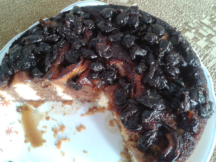 ornat cu dulceata facuta de mine
