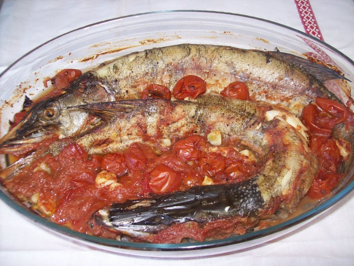 Stiuca cu sos de rosii - x Culinar