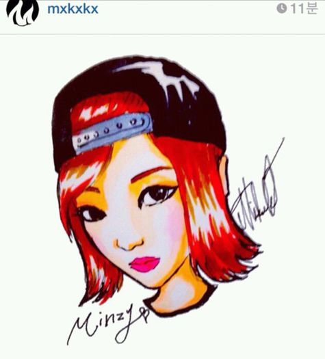 e - 2ne1 fan arts